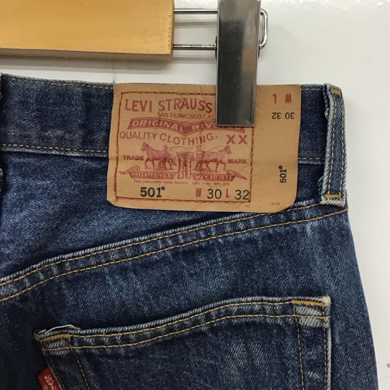 リーバイストラウスアンドコー Levi Strauss & co. パンツ デニム、ジーンズ デニムパンツ スリムパンツ カジュアルパンツ ストレッチパンツ 30インチ 無地 インディゴ / インディゴ /  メンズ USED 古着 中古 10135731