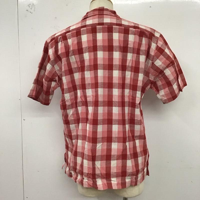 カールヘルム KARLHELMUT シャツ、ブラウス 半袖 半袖シャツ カラーシャツ 半袖カットソー チェックシャツ チェック 白 / ホワイト / X 赤 / レッド /  メンズ USED 古着 中古 10124489