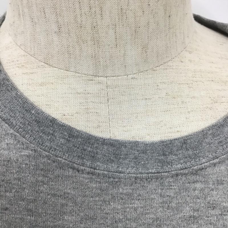 ナイキ NIKE カットソー 長袖 長袖カットソー クルーネックカットソー プリントTシャツ ロングスリーブカットソー M プリント 灰 / グレー /  メンズ USED 古着 中古 10111109