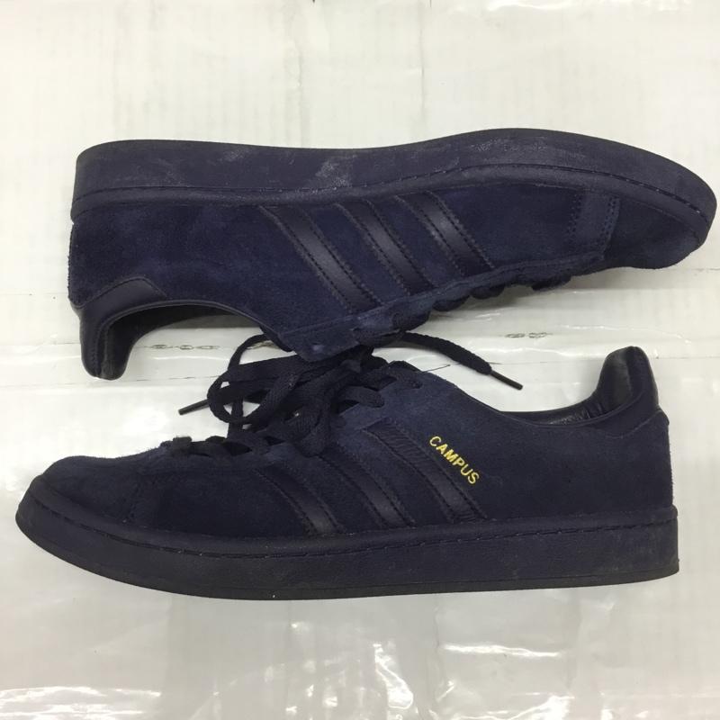 アディダス adidas スニーカー スニーカー CQ2045 CAMPUS SUEDE 28.5cm 28.5cm ロゴ、文字 紺 / ネイビー /  メンズ USED 古着 中古 10120982