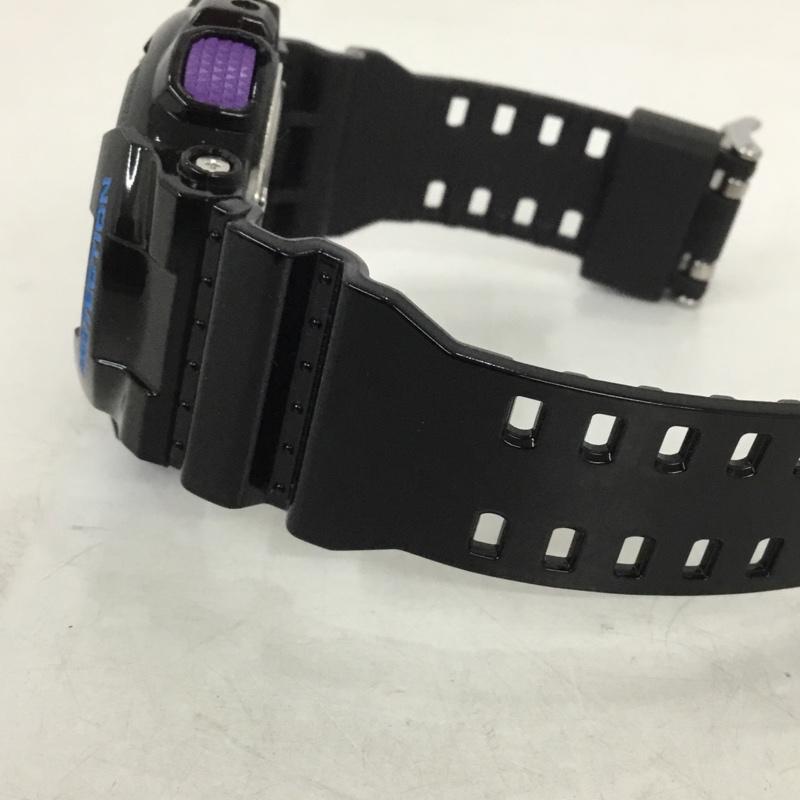 ジーショック G-SHOCK 腕時計 アナログ（クォーツ式） GA-110HC Hyper Colors ロゴ、文字 黒 / ブラック /  メンズ USED 古着 中古 10136355