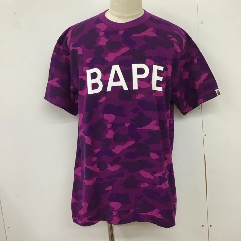 アベイシングエイプ A BATHING APE Tシャツ 半袖 半袖カットソー プリントTシャツ クルーネックカットソー 初期 XL カモフラージュ柄・迷彩 マルチカラー / マルチカラー /  メンズ USED 古着 中古 10127802