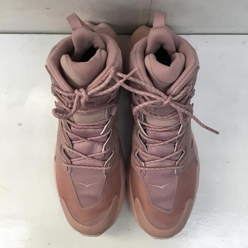 ホカ HOKA スニーカー スニーカー 1134984 ANACAPA Mid GTX 27.5cm ロゴ、文字 桃 / ピンク /  メンズ USED 古着 中古 10140754