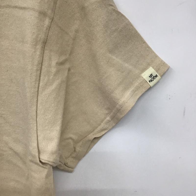 トイ マシーン TOY MACHINE Tシャツ 半袖 半袖カットソー プリントTシャツ クルーネックカットソー M プリント ベージュ / ベージュ /  メンズ USED 古着 中古 10135977