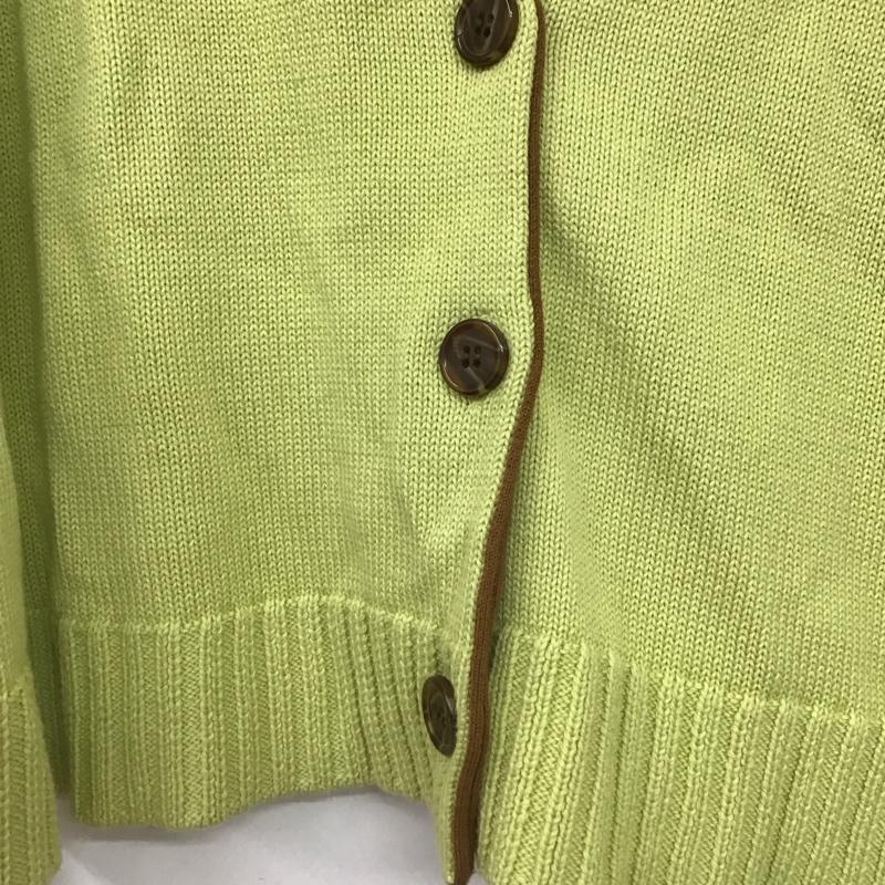 ローリーズファーム LOWRYS FARM カーディガン 長袖 長袖カーディガン 前ボタン ニットカーディガン FREE 無地 緑 / グリーン /  レディース USED 古着 中古 10145164