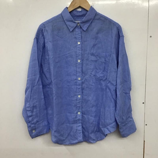 レリュームジャーナルスタンダード relume Journal Standard シャツ、ブラウス 長袖 長袖シャツ 無地シャツ カラーシャツ FREE 無地 青 / ブルー /  レディース USED 古着 中古 10135108