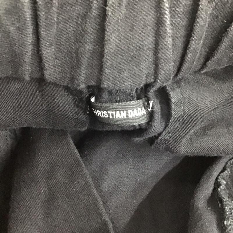 クリスチャンダダ CHRISTIAN DADA パンツ ワークパンツ、ペインターパンツ ワークパンツ ワイドパンツ カジュアルパンツ 46 無地 黒 / ブラック /  メンズ USED 古着 中古 10114667