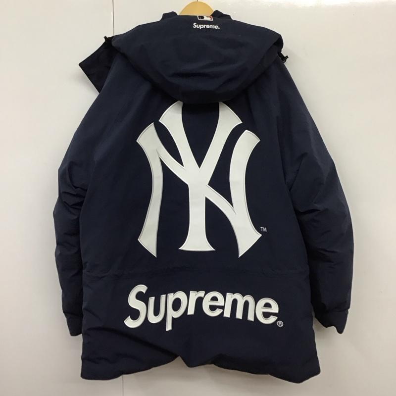 シュプリーム Supreme ジャケット、上着 ダウンジャケット 21AW GORE-TEX700-FillDownJacket ダウンジャケット ジップアップジャケット XL ロゴ、文字 紺 / ネイビー /  メンズ USED 古着 中古 10131365