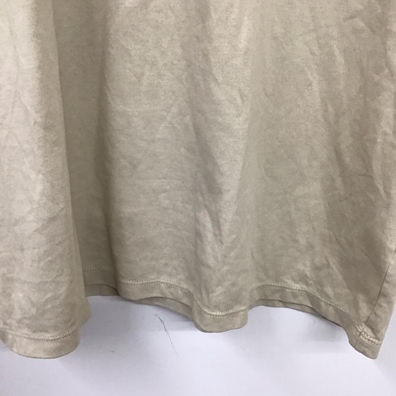 ダイワ DAIWA Tシャツ 半袖 DE-6422GR 胸ポケット green label relaxing L ワンポイント ベージュ / ベージュ /  メンズ USED 古着 中古 10117750