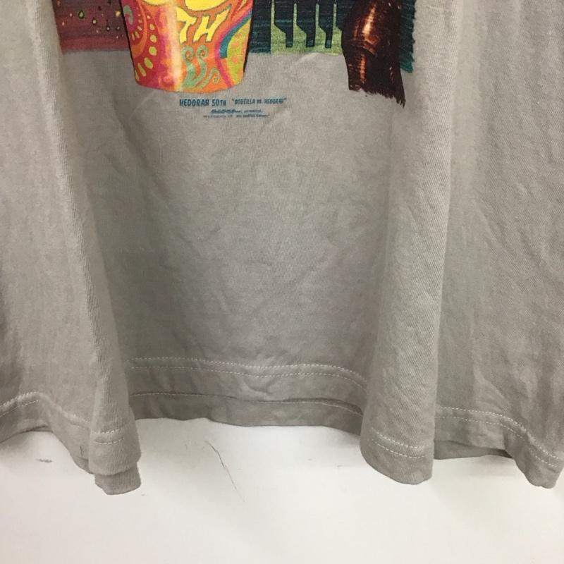 エロスティカ EROSTiKA Tシャツ 半袖 ゴジラ VS ヘドラ　50周年 Tシャツ XL プリント 灰 / グレー /  メンズ USED 古着 中古 10130112