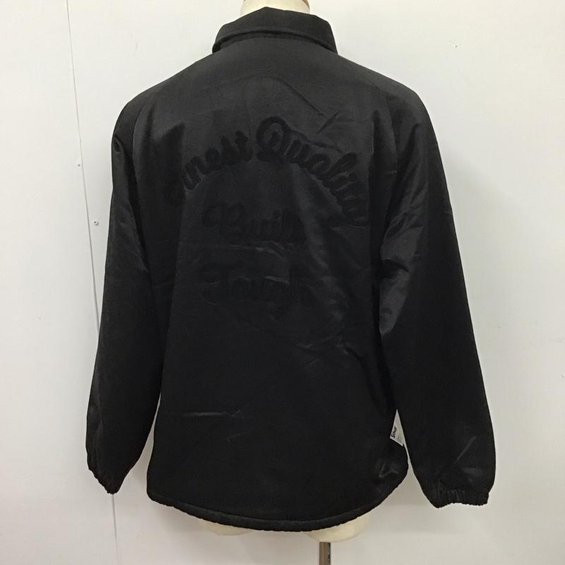ショット schott ジャケット、上着 ジャケット、ブレザー 782-3252011 NCツイル コーチジャケット L ロゴ、文字 黒 / ブラック /  メンズ USED 古着 中古 10114042