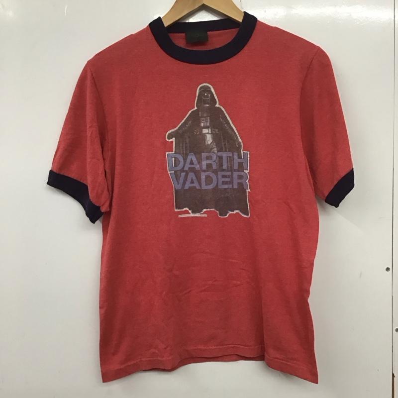 古着 USED Tシャツ 半袖 半袖カットソー DARTHBADER 80S プリントTシャツ M プリント 赤 / レッド /  メンズ USED 古着 中古 10135887