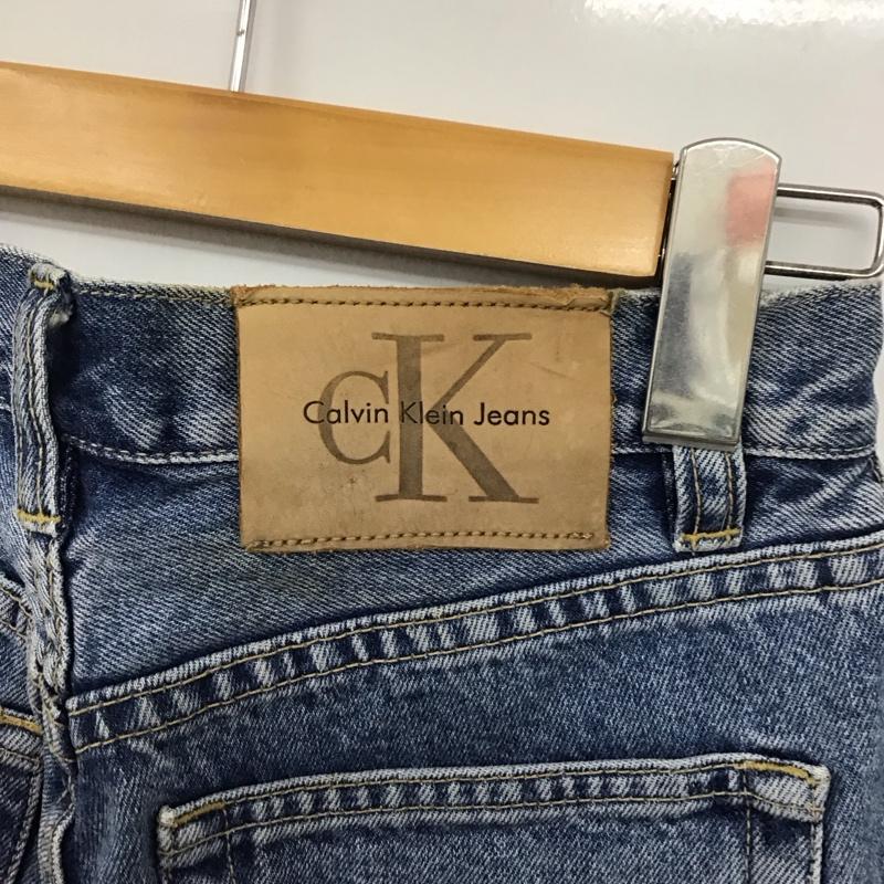 カルバン・クライン Calvin Klein パンツ デニム、ジーンズ 27インチ 無地 水色 / ライトブルー /  レディース USED 古着 中古 10130218