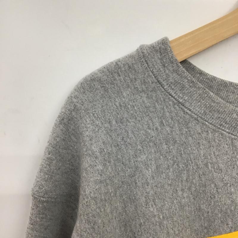 チャンピオン Champion トレーナー 長袖 長袖トレーナー スウェット クルーネック プルオーバー XL ロゴ、文字 灰 / グレー /  メンズ USED 古着 中古 10150265