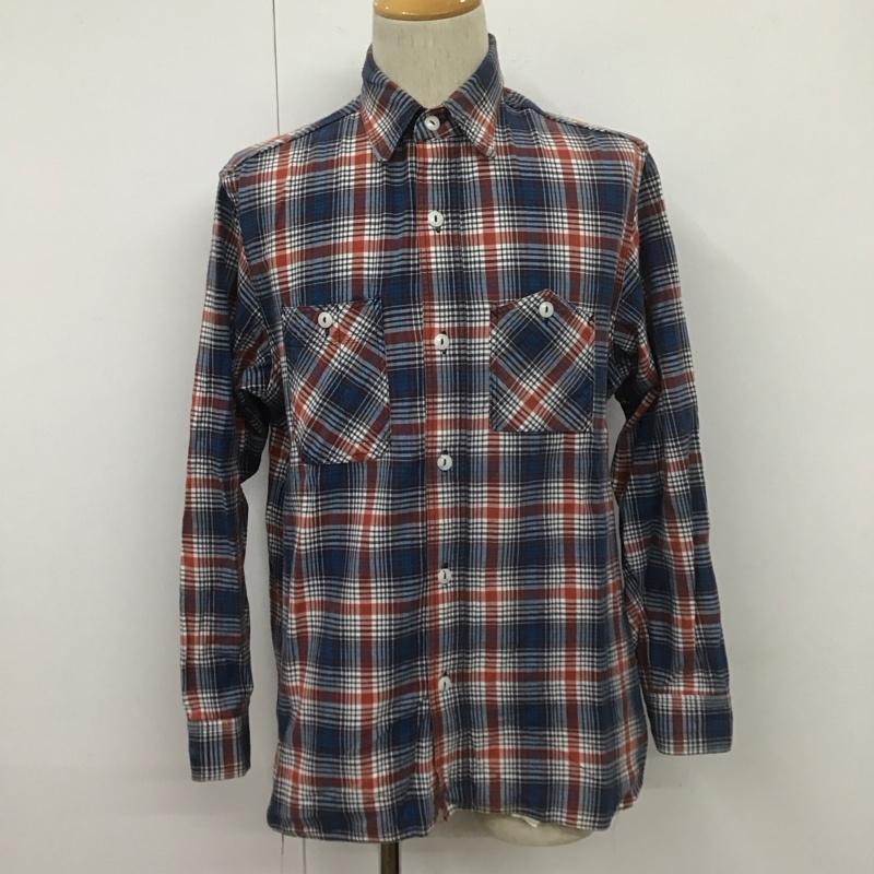 シュガーケーン SUGAR CANE シャツ、ブラウス 長袖 長袖シャツ チェックシャツ カラーシャツ カジュアルシャツ ポケットシャツ L チェック マルチカラー / マルチカラー /  メンズ USED 古着 中古 10107787