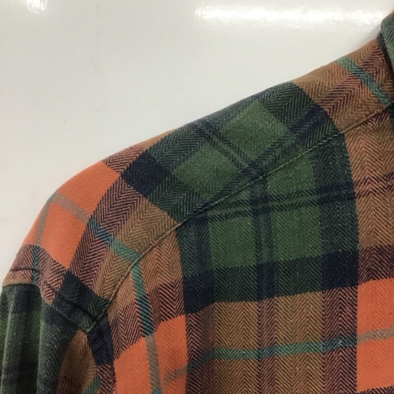 古着 USED シャツ、ブラウス 長袖 長袖シャツ チェックシャツ カラーシャツ 古着 L チェック マルチカラー / マルチカラー /  メンズ USED 古着 中古 10146103