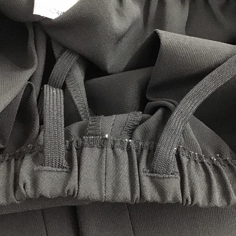 ユナイテッドアローズアンドサンズ UNITED ARROWS & SONS パンツ スラックス スラックスパンツ ワイドパンツ カジュアルパンツ M 無地 黒 / ブラック /  レディース USED 古着 中古 10147206