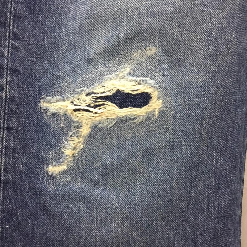 ステュディオ・ダ・ルチザン STUDIO D ARTISAN パンツ デニム、ジーンズ デニムパンツ ストレートパンツ ワイドパンツ カジュアルパンツ 36 無地 インディゴ / インディゴ /  メンズ USED 古着 中古 10111938