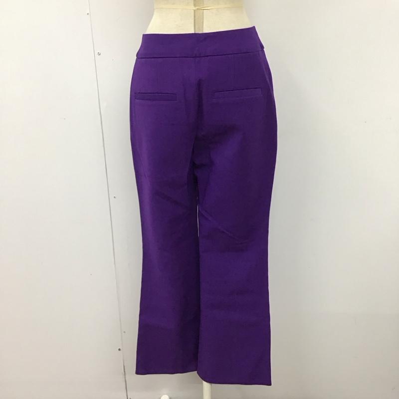 スライ SLY パンツ スラックス 030bay31-2430 JW C/P MANISH FLARE PT 2 無地 紫 / パープル /  レディース USED 古着 中古 10119883