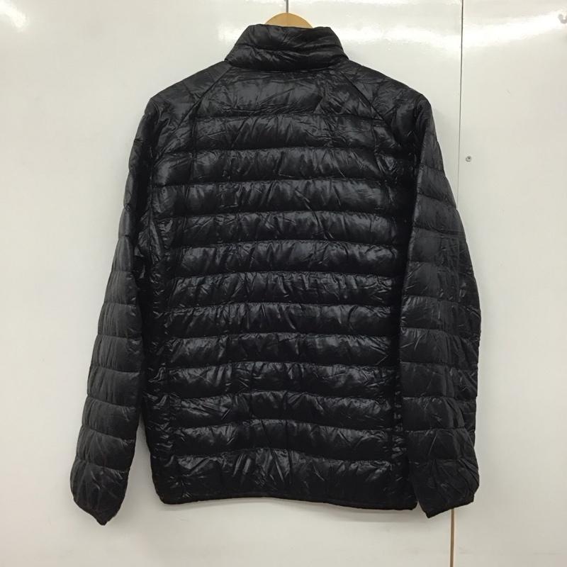 ユニクロ UNIQLO ジャケット、上着 ジャンパー、ブルゾン 315-069087 ダウンジャケット ジップアップジャケット アウター S 無地 黒 / ブラック /  メンズ USED 古着 中古 10141007