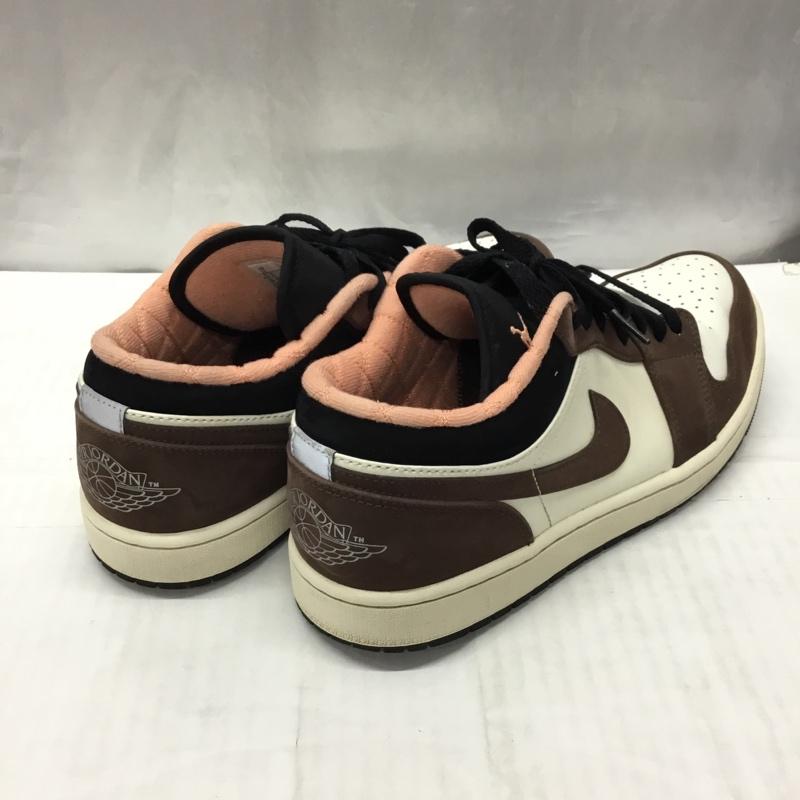 ナイキ NIKE スニーカー スニーカー DC6991-200 AIR JORDAN 1 LOW SE 29cm 29.0cm ロゴ、文字 黒 / ブラック / X 茶 / ブラウン / X オフホワイト / オフホワイト / X 桃 / ピンク /  メンズ USED 古着 中古 10122355