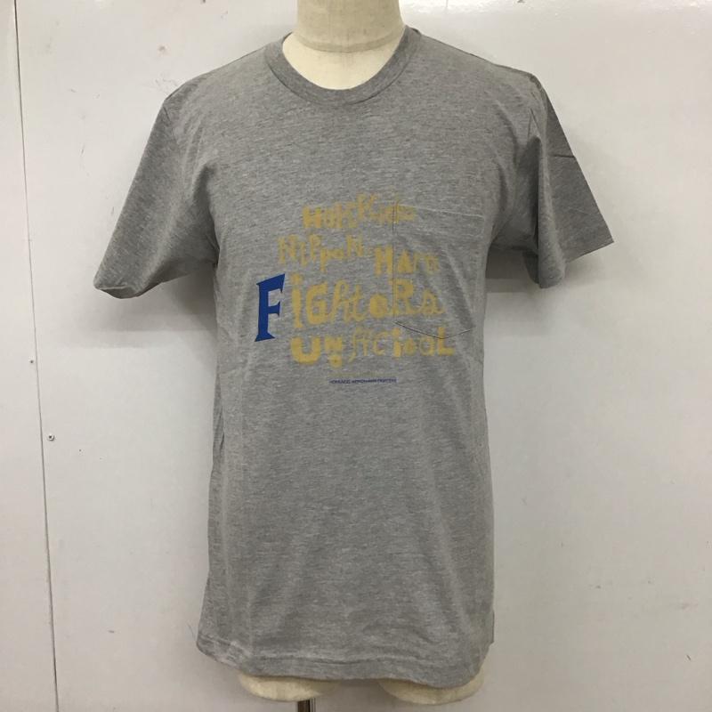 タカヒロ ミヤシタ ザ ソロイスト TAKAHIRO MIYASHITA The SoloIst. Tシャツ 半袖 日本ハムファイターズ M プリント X ロゴ、文字 灰 / グレー /  メンズ USED 古着 中古 10111984