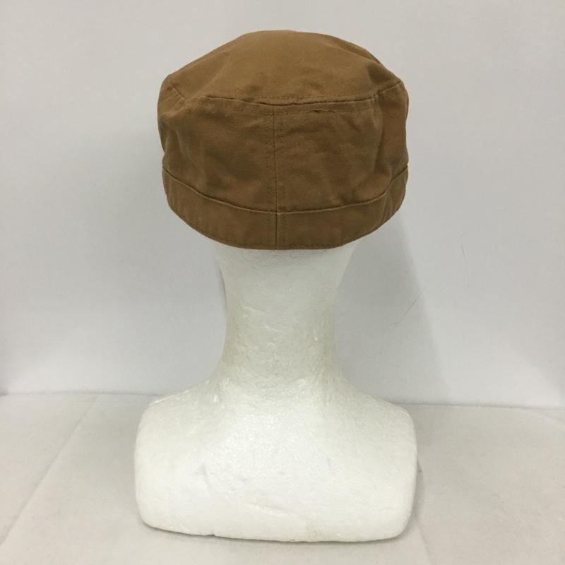 ニューエラ NEW ERA 帽子 キャップ ワークキャップ コットン 56.8cm ロゴ、文字 茶 / ブラウン /  メンズ USED 古着 中古 10133823
