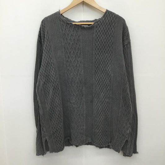 キャルオーライン CAL O LINE カットソー 長袖 M 無地 灰 / グレー /  レディース USED 古着 中古 10136781