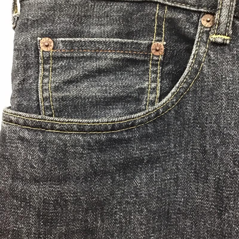 テンダーロイン TENDERLOIN パンツ デニム、ジーンズ デニムパンツ ストレートパンツ ワイドパンツ カジュアルパンツ ジーンズ 36 無地 黒 / ブラック /  メンズ USED 古着 中古 10115127