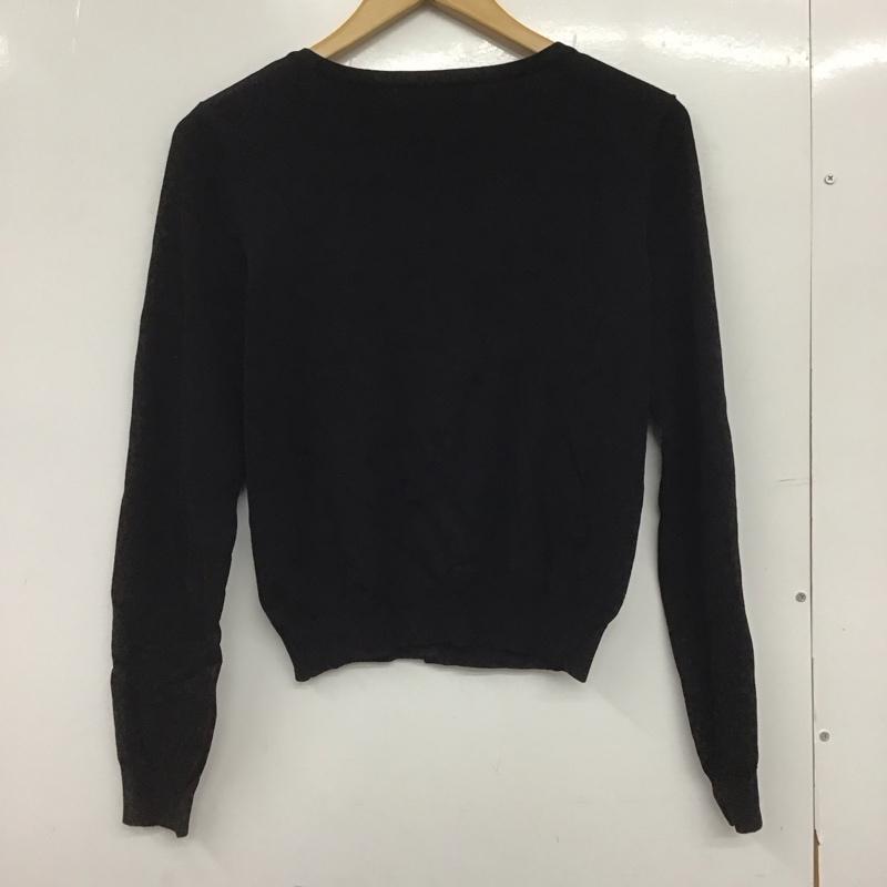 ミッシュマッシュ MISCH MASCH カーディガン 長袖 ビジュー M 黒 / ブラック /  レディース USED 古着 中古 10148605