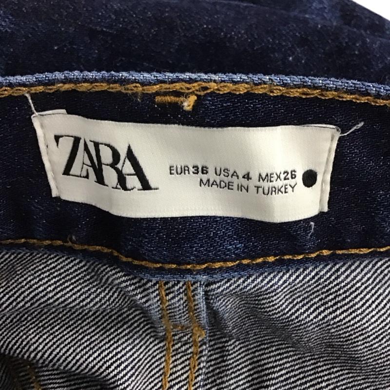 ザラ ZARA パンツ デニム、ジーンズ 無地 インディゴ / インディゴ /  レディース USED 古着 中古 10133551