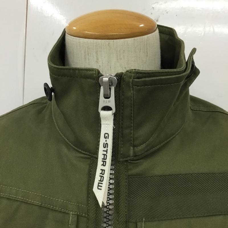 ジースターロゥ G-STAR RAW ジャケット、上着 ジャンパー、ブルゾン ジップアップジャケット ジャンパー ジャケット カジュアルジャケット アウター XS 無地 カーキ / カーキ /  メンズ USED 古着 中古 10109978