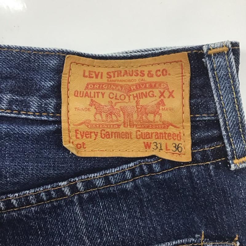 リーバイストラウスアンドコー Levi Strauss & co. パンツ デニム、ジーンズ デニムパンツ ストレートパンツ スリムパンツ カジュアルパンツ 31インチ 無地 インディゴ / インディゴ /  メンズ USED 古着 中古 10107762