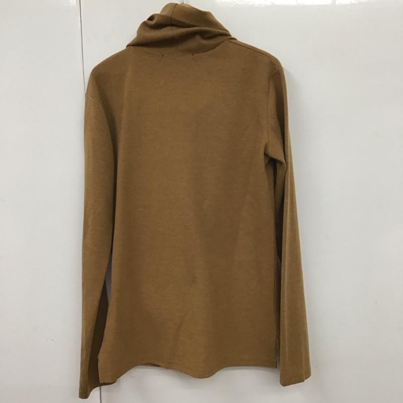 カンビオ CAMBIO カットソー 長袖 長袖カットソー 無地カットソー スタンドネック S 無地 茶 / ブラウン /  メンズ USED 古着 中古 10130583