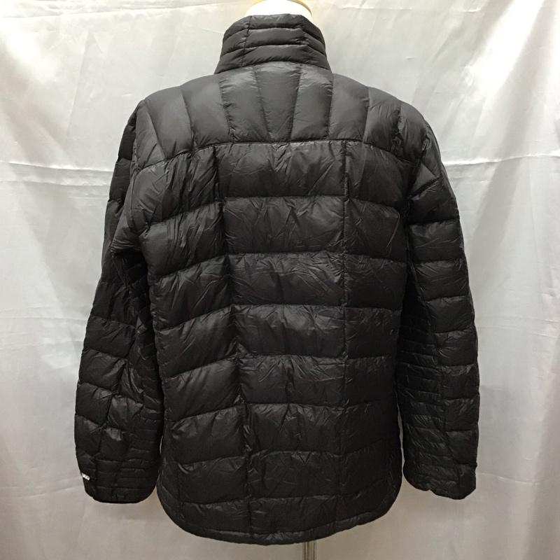 エディーバウアー Eddie Bauer ジャケット、上着 ジャンパー、ブルゾン ジップアップジャケット ジャンパー ジャケット ダウンジャケット アウター M ロゴ、文字 黒 / ブラック /  メンズ USED 古着 中古 10110764