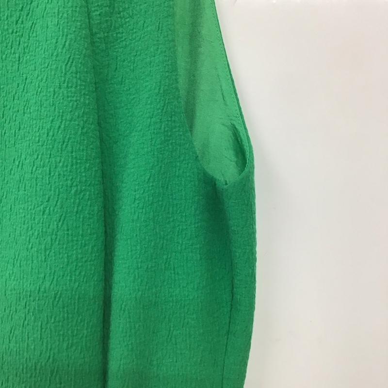 ザラベーシック ZARA BASIC ワンピース ミニスカート XS 無地 緑 / グリーン /  レディース USED 古着 中古 10129281