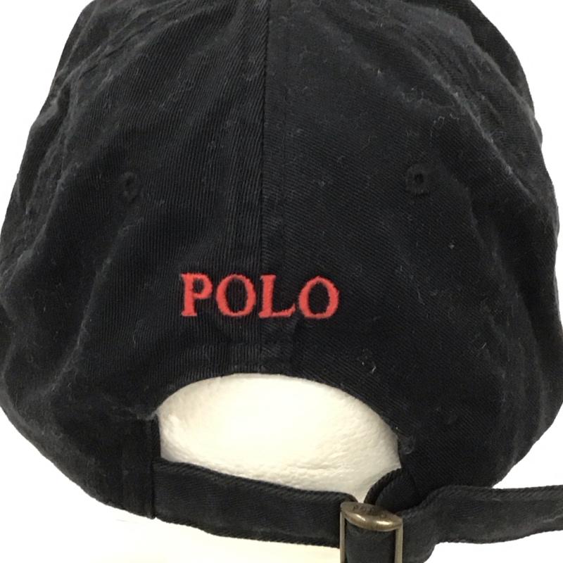 ラルフローレン RALPHLAUREN 帽子 キャップ ワンポイント 黒 / ブラック /  レディース USED 古着 中古 10139357