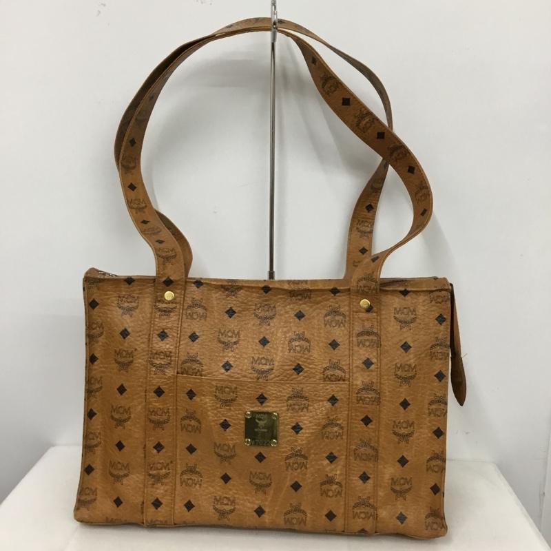 エムシーエム MCM トートバッグ トートバッグ レザー ロゴ ロゴ、文字 茶 / ブラウン /  レディース USED 古着 中古 10144958