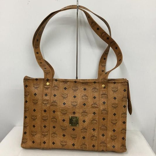 エムシーエム MCM トートバッグ トートバッグ レザー ロゴ ロゴ、文字 茶 / ブラウン /  レディース USED 古着 中古 10144958