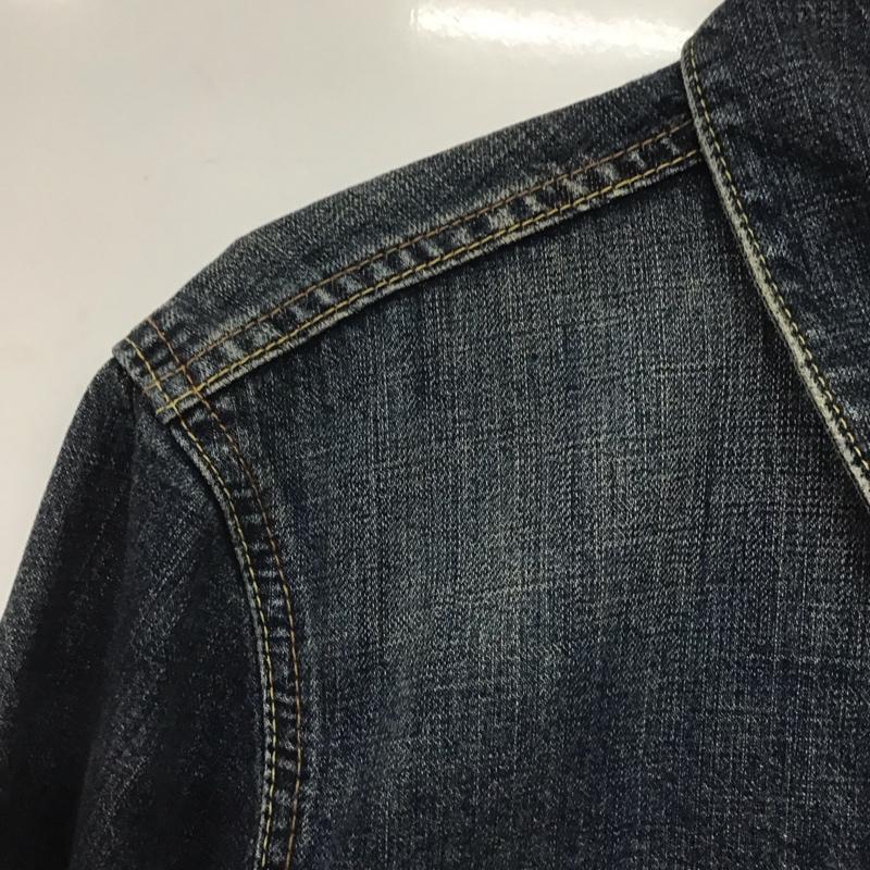 カーハート Carhartt ジャケット、上着 ジャケット、ブレザー デニムジャケット Gジャン アウター カジュアルジャケット L ロゴ、文字 インディゴ / インディゴ /  メンズ USED 古着 中古 10145242