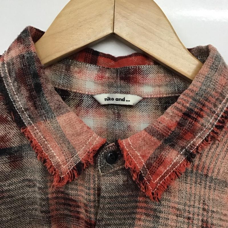 ニコアンド niko and... シャツ、ブラウス 長袖 長袖シャツ チェックシャツ カラーシャツ FREE チェック マルチカラー / マルチカラー /  レディース USED 古着 中古 10142478