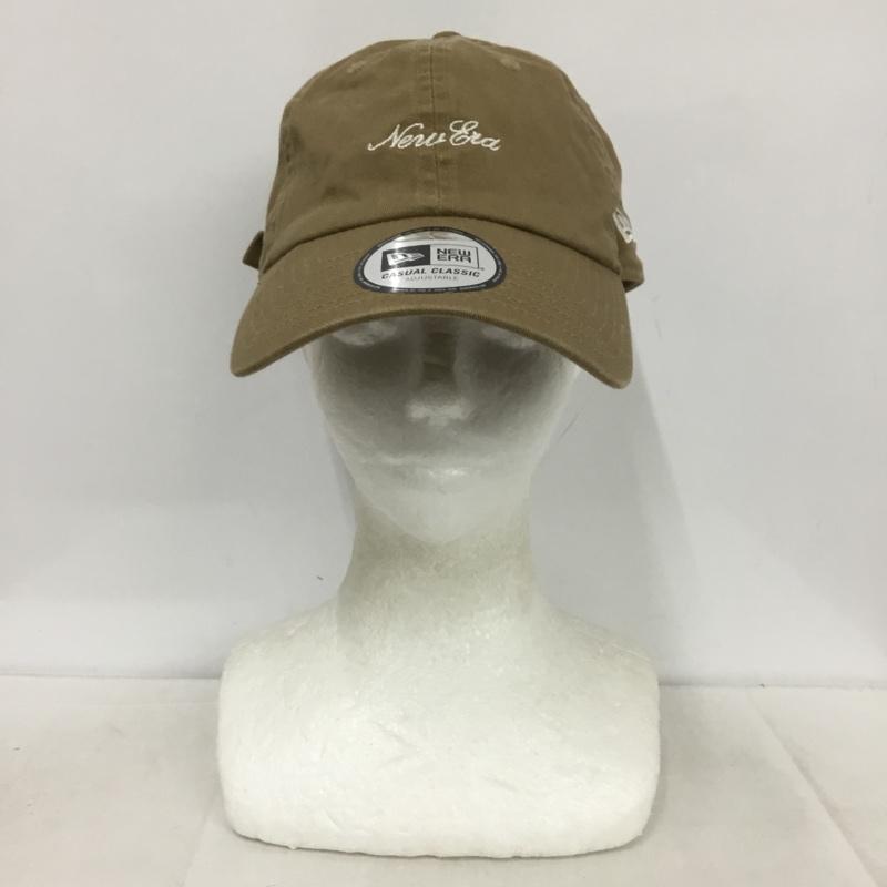 ニューエラ NEW ERA 帽子 キャップ コットン ロゴ、文字 ベージュ / ベージュ /  メンズ USED 古着 中古 10149469