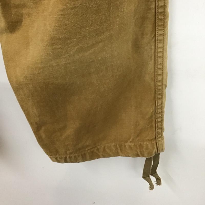 古着 USED パンツ ワークパンツ、ペインターパンツ ワークパンツ ワイドパンツ カジュアルパンツ ミリタリーパンツ 30インチ 無地 ベージュ / ベージュ /  メンズ USED 古着 中古 10110950