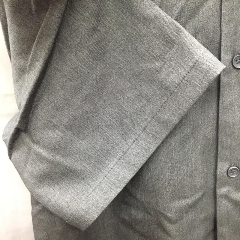 クラフトスタンダードブティック CRAFT STANDARD BOUTIQUE シャツ、ブラウス 半袖 PP32M0A0600 オープンカラーシャツ L 無地 灰 / グレー /  メンズ USED 古着 中古 10119326