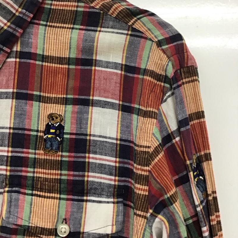 ラルフローレン RALPHLAUREN シャツ、ブラウス 長袖 長袖シャツ チェックシャツ カラーシャツ ボタンダウンシャツ マドラス M チェック マルチカラー / マルチカラー /  メンズ USED 古着 中古 10132701