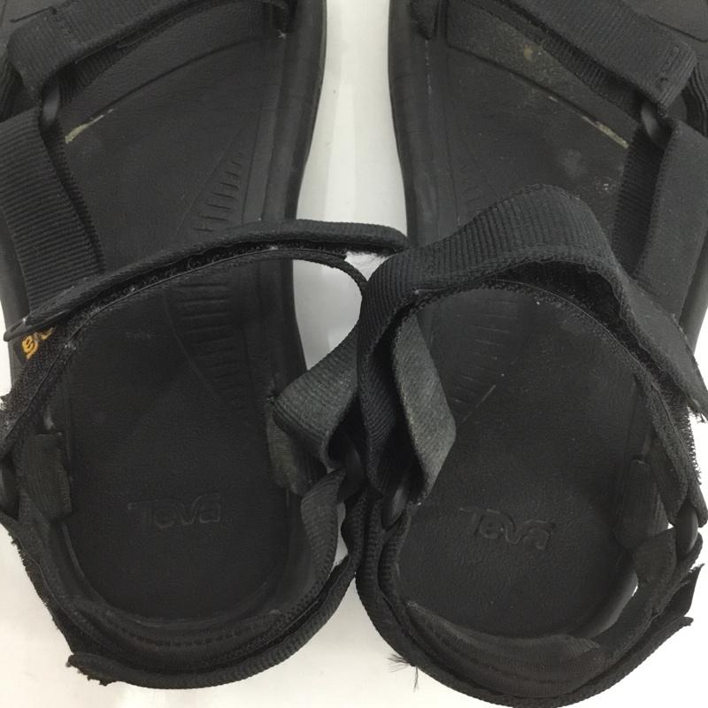 テバ Teva サンダル サンダル 1019235 HURRICANE XLT2 24cm 24.0cm ロゴ、文字 黒 / ブラック /  レディース USED 古着 中古 10124367