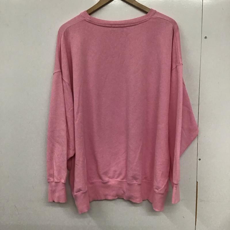 フリークスストア FREAK S STORE トレーナー 長袖 THE FOX FREE 無地 桃 / ピンク /  レディース USED 古着 中古 10133191