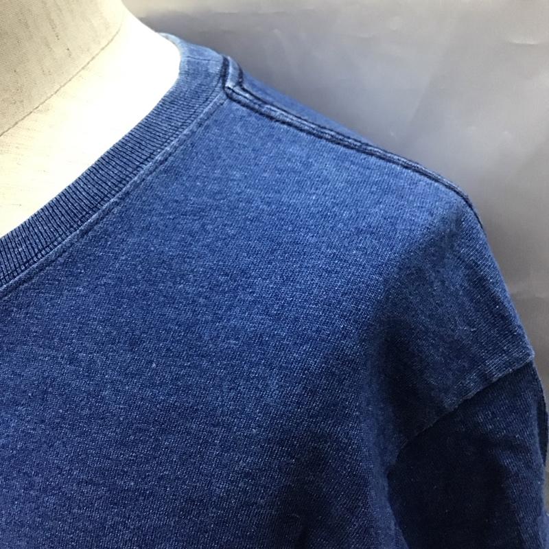 チャムス CHUMS Tシャツ 半袖 半袖カットソー プリントTシャツ クルーネックカットソー XL プリント 青 / ブルー /  メンズ USED 古着 中古 10117517