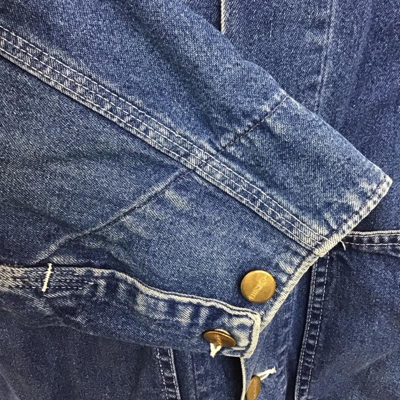 カーハート Carhartt ジャケット、上着 ジャケット、ブレザー デニム カバーオール 無地 水色 / ライトブルー /  メンズ USED 古着 中古 10107843