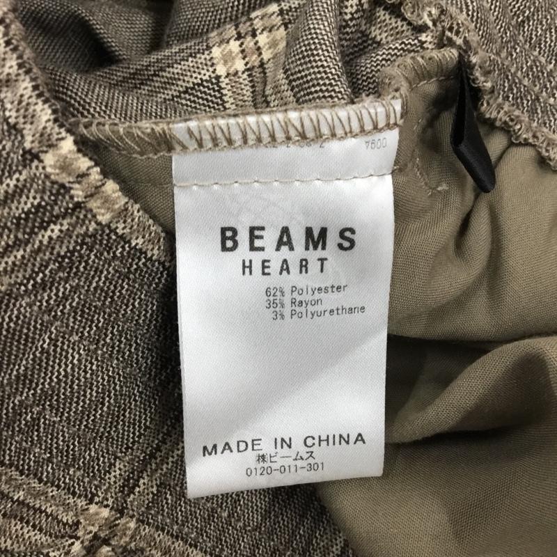 ビームス ハート BEAMS HEART パンツ スラックス スラックス ワイドパンツ カジュアルパンツ ストレートパンツ チェックパンツ M チェック マルチカラー / マルチカラー /  メンズ USED 古着 中古 10112480